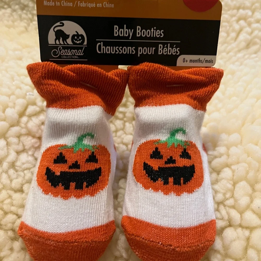 Halloween Baby Pumpkin Socks